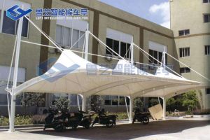 漲拉膜汽車棚制作